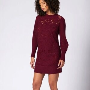 NWT Joie Aldina Mini Wool Dress L